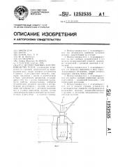 Ветроустановка для производства тепла (патент 1252535)