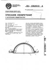 Способ изготовления железобетонных оболочек (патент 1062010)