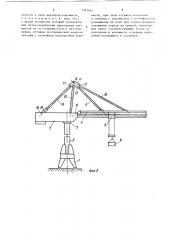 Подвеска стрелы башенного крана (патент 1381061)