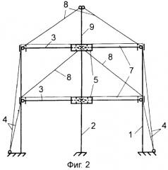 Каркас здания повышенной живучести (патент 2426840)