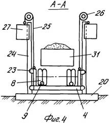 Установка для перегрузки сыпучего груза из автомобилей-самосвалов в полувагоны (патент 2329936)
