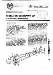 Устройство для измерения угловых перемещений (патент 1024707)