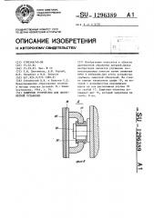 Защитное устройство для дробеметной установки (патент 1296389)