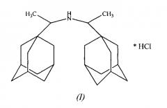 N,n-бис(1-адамантил-1-этиламина) гидрохлорид и способ его получения (патент 2554004)