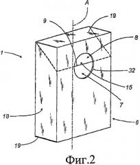 Жесткая упаковка для табачных изделий (патент 2464214)