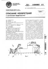 Машина для нарезания водоотливных канавок (патент 1408064)