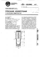 Устройство для гранулирования жидких материалов (патент 1251942)