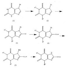 Антагонисты рецептора аденозина a2b, фармацевтическая композиция на их основе и способ их получения (патент 2318824)