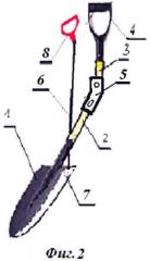 Лопата джетымовых "мечта" (патент 2457643)
