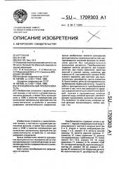 Функциональный преобразователь (патент 1709303)