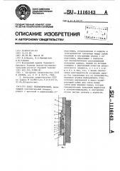 Пакер гидравлический (патент 1116143)