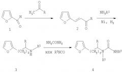 N-(2-фурилалкил)-nhr карбамиды, проявляющие росторегулирующую и иммуномоделирующую активность, и способ их получения (патент 2349590)