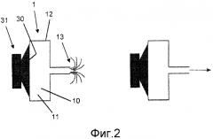 Вакуумное чистящее устройство, содержащее узел с подвижной поверхностью для создания колеблющегося воздушного потока (патент 2579924)
