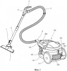 Пылесборное устройство и пылесос с пылесборным устройством (варианты) (патент 2311111)