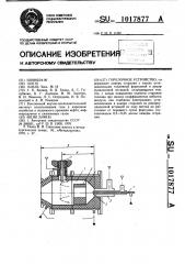 Горелочное устройство (патент 1017877)