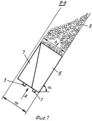 Искусственная опора при отработке крутых пластов (патент 2253019)