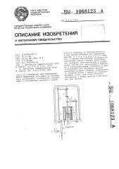 Устройство для заполнения ампул жидкостью (патент 1068123)