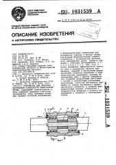 Устройство для зачистки внутренней поверхности немагнитной трубы (патент 1031539)