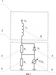 Способ измерения переменного напряжения вариационным резистивным делителем с индуктивным плечом (патент 2368908)