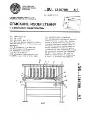 Накопительное устройство (патент 1316789)