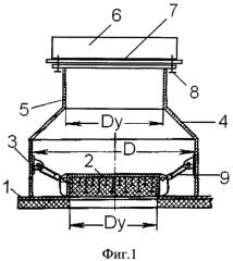 Взрывозащитное устройство кочетова с разрывной мембраной (патент 2549751)