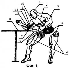 Тренажер "армрестлинг" (патент 2372959)