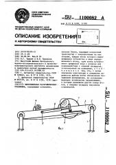 Многопильная раскряжевочная установка (патент 1100082)