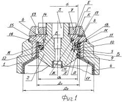 Уплотнение горловины оболочки из упруго-эластичного материала (патент 2444663)