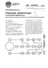 Устройство для контроля максимального отклонения ротора от оси турбомашины (патент 1232833)