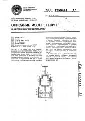 Устройство для тренировки вестибулярного аппарата (патент 1258444)