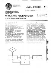 Способ измерения критической частоты слоя ионосферной плазмы (патент 1493938)