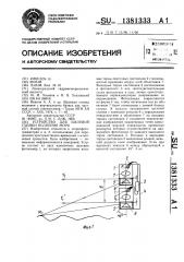 Устройство для щелевой съемки волнения моря (патент 1381333)