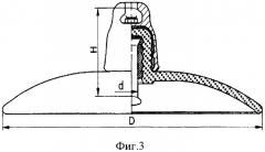 Высоковольтный подвесной изолятор (патент 2491672)
