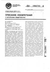 Устройство для многоточечной сигнализации (патент 1062743)