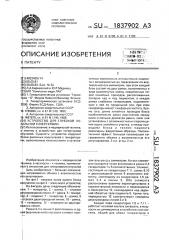 Устройство для глубокой локальной гипертермии (патент 1837902)