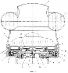 Функциональная структура опорной части медицинского стола с тороидальной хирургической робототехнической системой (вариант русской логики - версия 5) (патент 2563738)