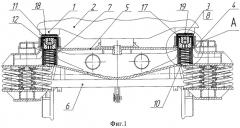 Боковая опора кузова вагона на тележку (патент 2288123)