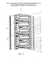 Погружной многоступенчатый центробежный насос и способ изготовления рабочего колеса и направляющего аппарата ступени насоса (патент 2580611)