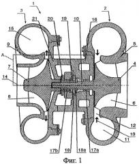 Турбонагнетатель и средство для осевой фиксации вала (патент 2317421)
