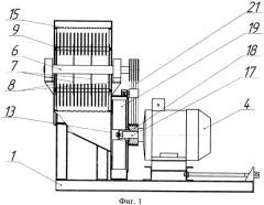 Молотковая дробилка (патент 2591078)