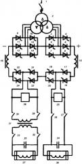 Устройство для проведения комбинированного электротехнологического процесса на основе параллельных инверторов тока (патент 2342809)