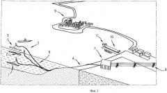Подводный модуль для производства электрической энергии, оборудованный опорными средствами (патент 2536160)