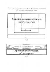 Способ получения лакокрасочных покрытий при ремонтном окрашивании рабочих органов технологических машин (патент 2640239)