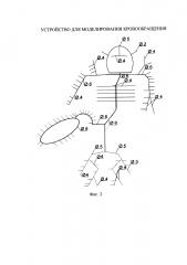 Устройство для моделирования кровообращения (патент 2633944)