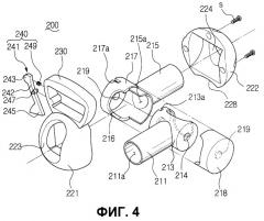 Соединительный узел пылесоса и пылесос с таким узлом (патент 2243715)