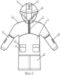 Трансформируемый защитный предмет одежды (патент 2570501)