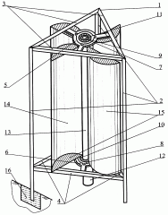 Роторный двигатель с вертикальным валом вращения (патент 2263815)