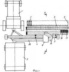 Зерноуборочная очесывающая машина (патент 2305395)