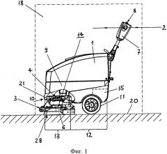 Машина для уборки пола (патент 2610396)