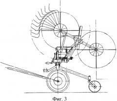 Грабли-ворошилка валкообразователь (патент 2357403)